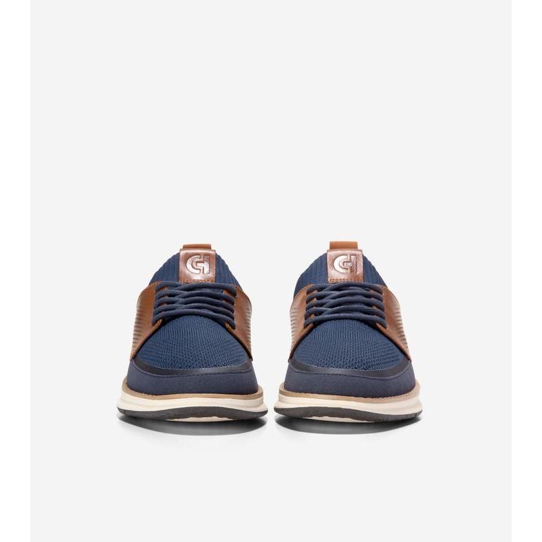 Cole Haan Men Originalgrand Energyweave Stitchlite - Sepatu Pria (Navy)