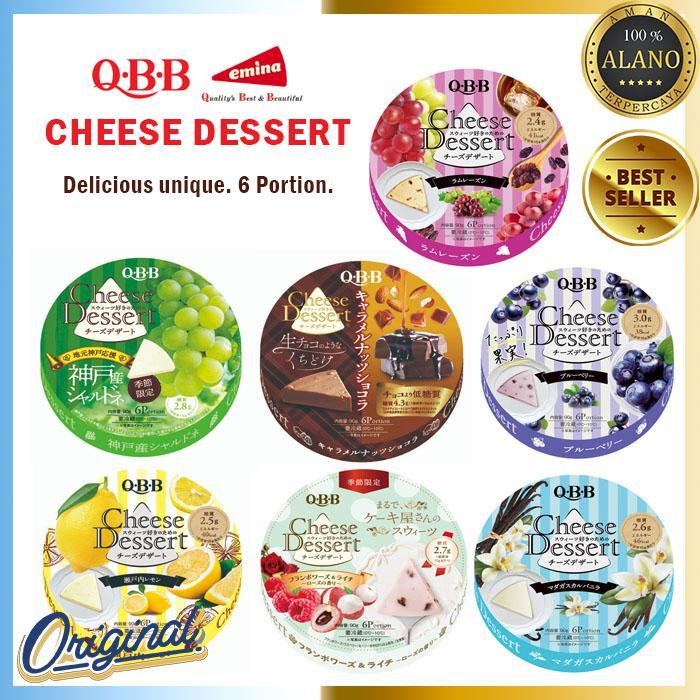 Qbb Cheese Dessert Original Japan Snack Keju 6P Ready