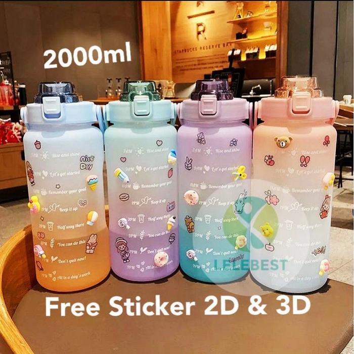 BOTOL MINUM LUCU 2 LITER