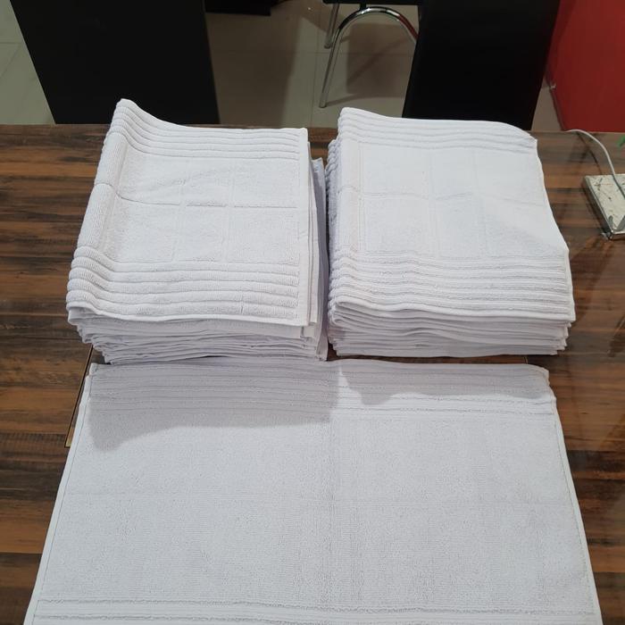 Terlaris keset Handuk Hotel / Keset handuk putih / Keset Hotel / Perlengkapan Hotel / Amenities