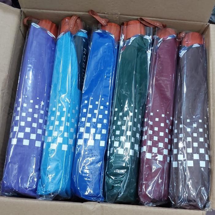 TERLARIS PAYUNG LIPAT 3 SUPER JUMBO BESAR ROSIDA / PAYUNG ROSIDA (LEBIH BESAR)