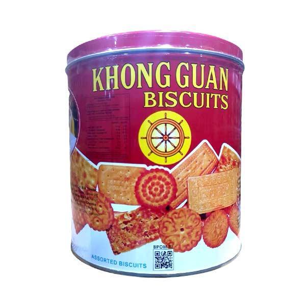 Khongguan Ass Bisc Red Mini Tin 650 Gr Terlaris