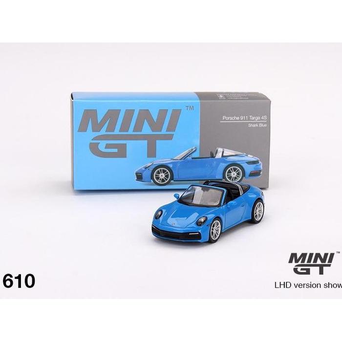 MINIGT 610 Porsche 911 Targa 4S Shark Blue Diecast MGT Mini GT