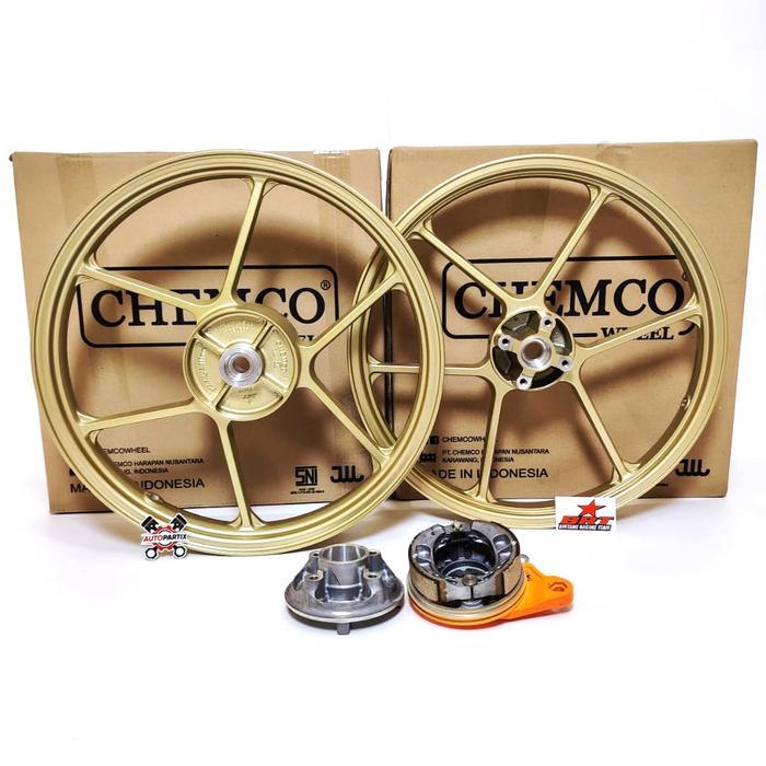VELG RACING CHEMCO BRT MOTOR HONDA & YAMAHA 160 185 RING 17 JUPITER BLADE REVO F1ZR RX KING VEGA CB 