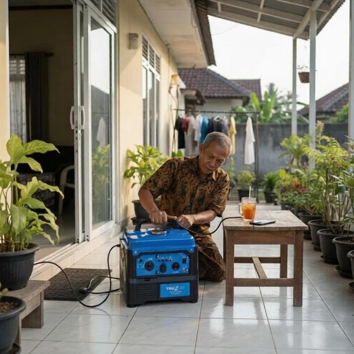 Genset 1000 Watt Semi Silent Inverter TG 1500 SSI / Genset Mini Portable