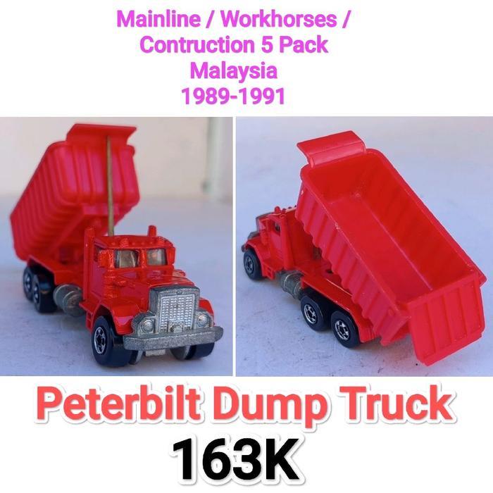 Diecast Vintage Hot Wheels Peterbilt Dump Truck ban Blackwall Loose