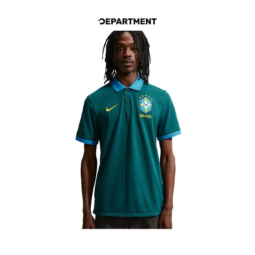 Kaos Polo Bola Pria NIKE BRAZIL 26/27 THE NIKE IB6200381 ORIGINAL