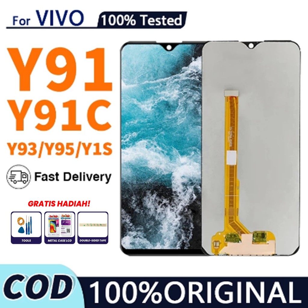 ORIGINAL 100% LCD for VIVO Y91c Y95 Y91 Y93 Y1S FULLSET TOUCHSCREEN /LCD HD for VIVO ORIGINAL 100%

