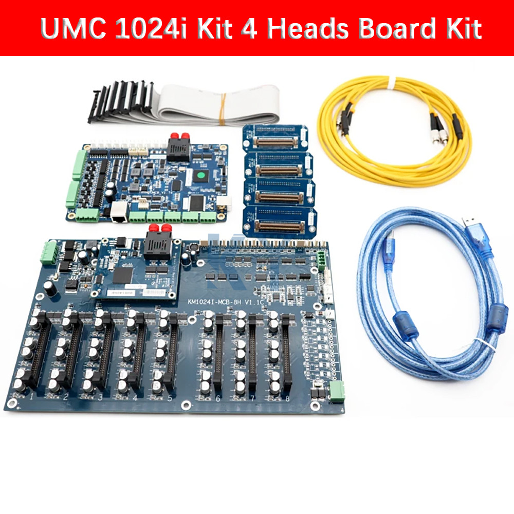 KONICA PRINTER MOTHER BOARDS HEAD BOARD UMC 1024I KIT 4 HEADS UMC BOARD KIT FOR KONICA 512I