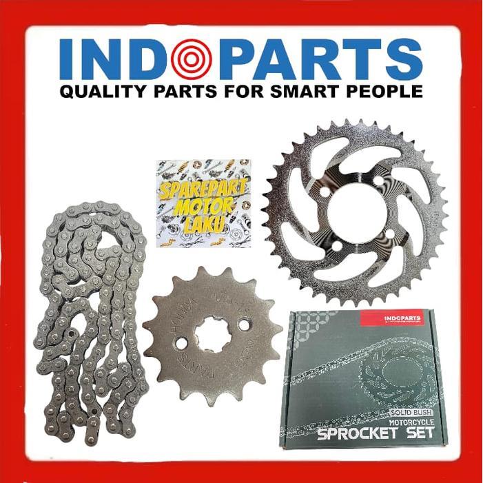 girset / gear rantai set 1PA Vixion New nvl INDOPART