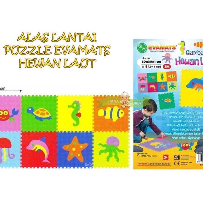 PMAT16 ALAS LANTAI PUZZLE EVAMATS HEWAN LAUT ALAS LANTAI EVAMAT