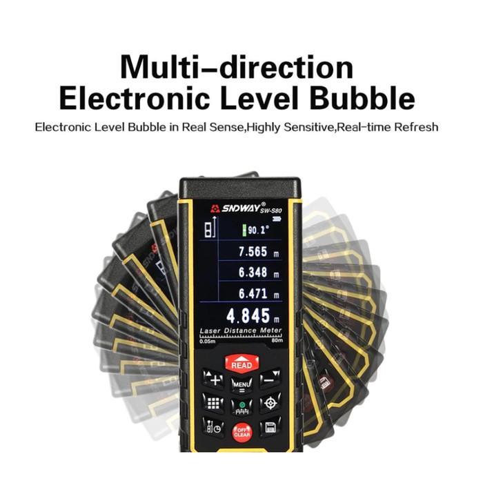 Sndway Meteran Digital + Kamera 120 Meter Sw-S120 #Gratisongkir