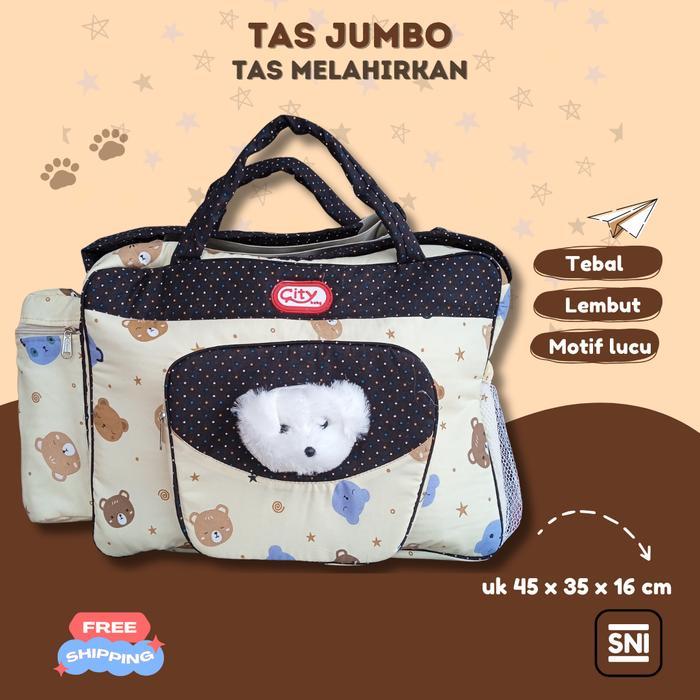 Tas Bayi Besar Jumbo Multifungsi Karakter Tas Melahirkan Tas Perlengkapan Bayi