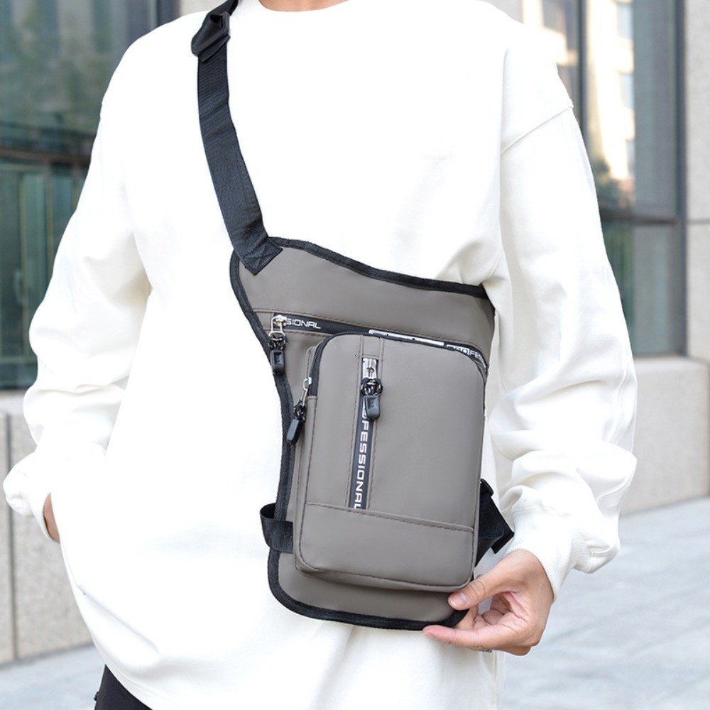 Men's and Women's Running Sports Waist Bag Multi-functional Mobile Phone Bag Cross-body Mini Leg Bag