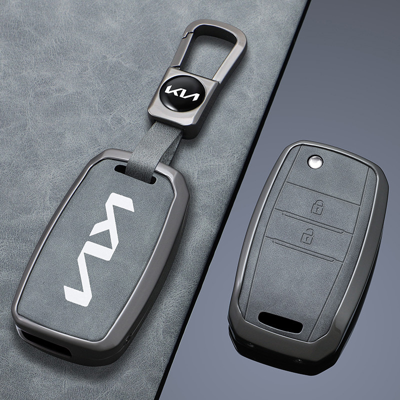 Zinc Alloy 3 4 Buttons Folding Key Case Shell Cover Fob For KIA RIO K2 K3 K5 Optima Sorento Forte