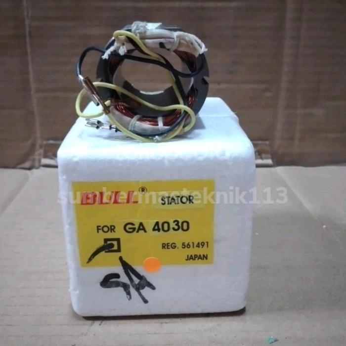 Stator Makita Ga 4034 Bantalan Gulungan Gurinda Makita 4" Ga4034 Bull