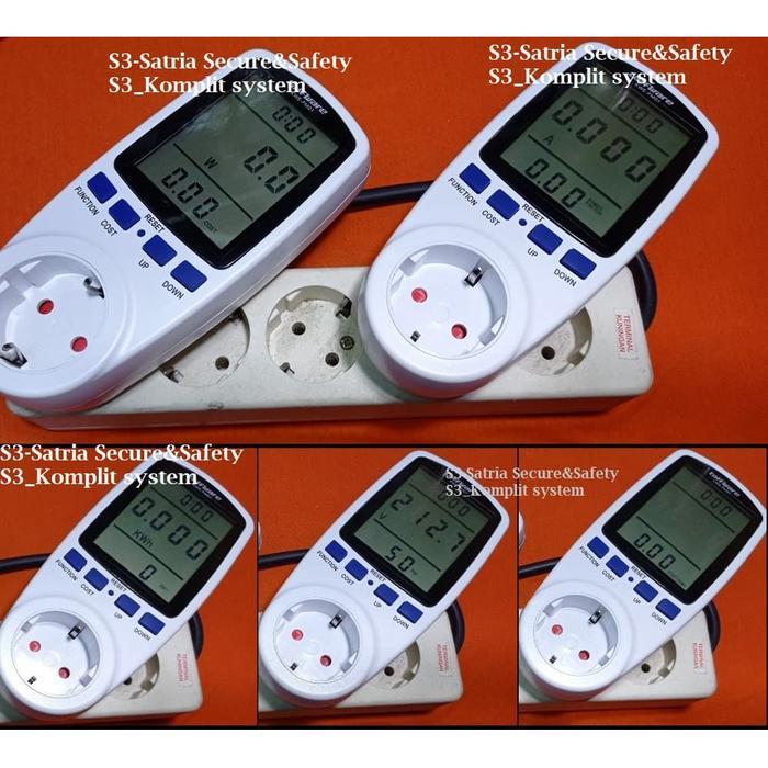 TERMURAH ALAT UKUR POWER LISTRIK DIGITAL KWH VOLT AMPERE METER PLN GENSET