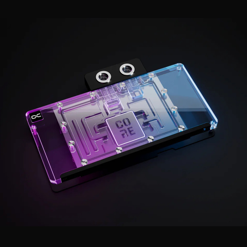 Alphacool Core GPU Water Block Serve for Sapphire NITRO + AMD Radeon RX 9070 XT GPU Card Cooler with