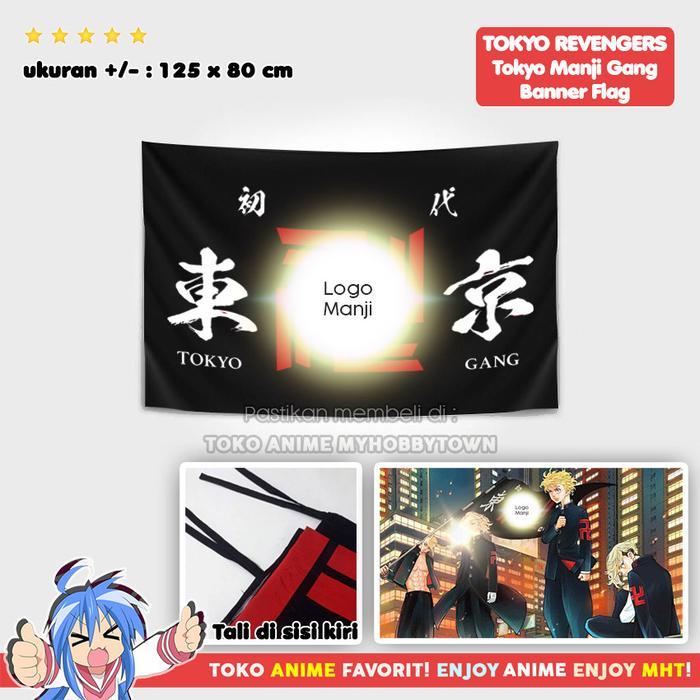 Bendera Anime Tokyo Revengers Tokyo Manji Gang Manjiro Sano Draken