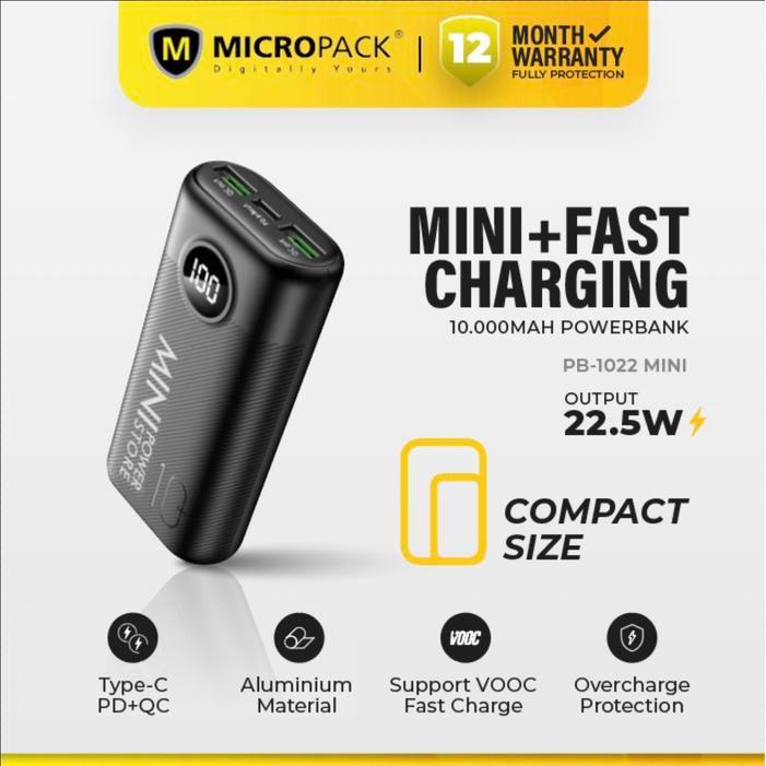 Micropack Wireless Powerbank Fast Charging Powerwave lll QC 3.0 PD 3.0
