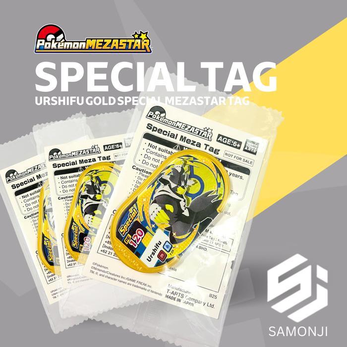 Pokemon Mezastar - GOLD Tag Chip GOLD Urshifu all variant element promo sealed limited edition
