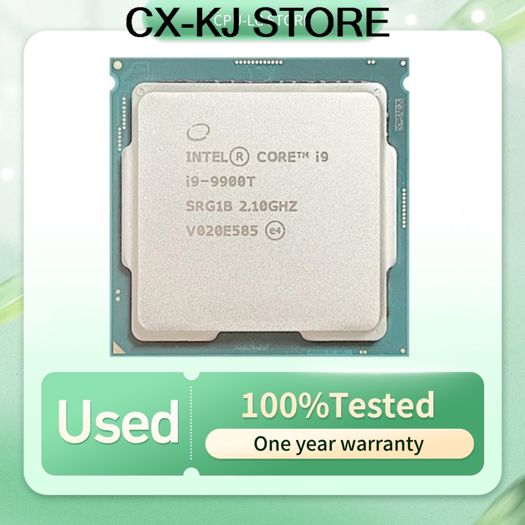 Intel Used Core i9-9900T i9 9900T Eight-Core Sixteen-Thread 2.1Ghz 35W L3/16M LGA 1151 Desktop CPU