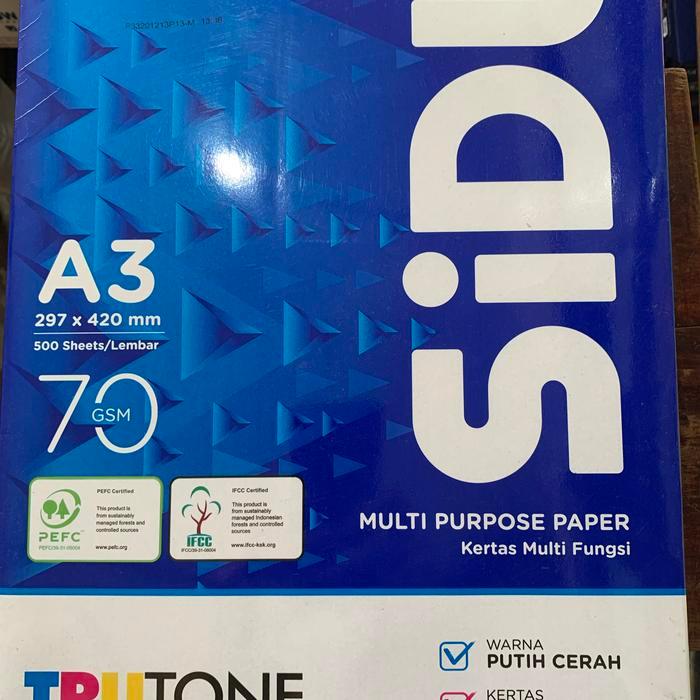 HVS 70 gram A3 SIDU