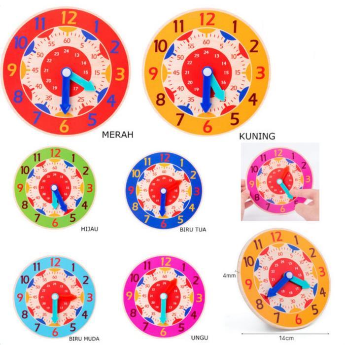 MONTESSORI TOYS CLOCK - MINUTES mainan menggenal jam