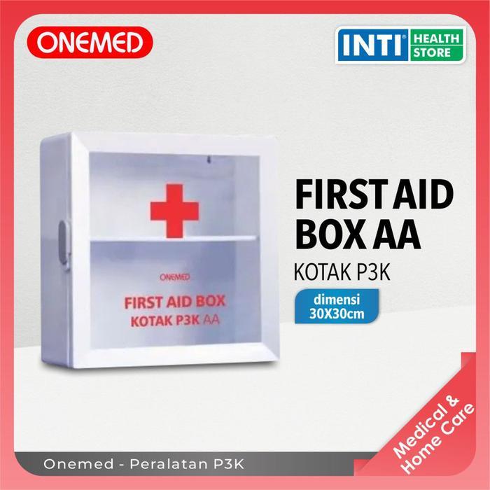 Ready Onemed Kotak P3K AA Tempat Penyimpanan Alat Medis P3K