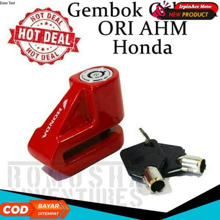 Sale Kunci Gembok Cakram Ahm Honda New Vario 160 Beat Cbr New Adv 160 Pcx 160 Universal Ban Disc