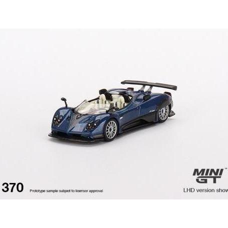 MINIGT 370 PAGANI ZONDA HP BARCHETTA BLUE TRICOLORE DIECAST MGT