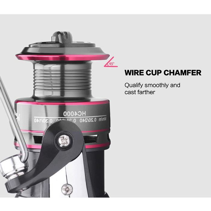 Caldari Pancing Reel Mesin Hb500-7000 15Kg Pancing Joran Pancing Fishing Reel