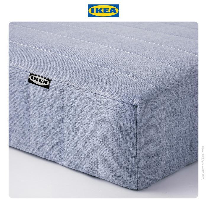 Ikea Vadso Kasur Pegas Extra Firm Biru Muda 90X200 Cm Furniture #Gratisongkir