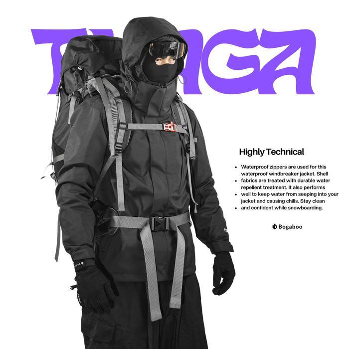 Eiger Summitadventure - Jacket Gtx 3 Layer Tyaga Waterproof Pria Wanita - Jaket Anti Air Inner
