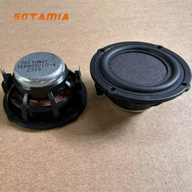 S0TAMI4 2Pcs 2 inch full range speaker 6 ohm 10W honeycomb flat panel diaphragm long stroke desktop