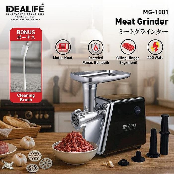 NEW PRODUK IDEALIFE - MEAT GRINDER - PENGGILING DAGING -( MG-1001) THANKYOU & HAPPY SHOPPING :)