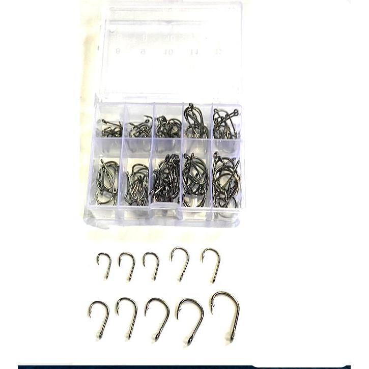 Mata Pancing Carbon Satu Set Kotak Isi 50 Dan 100 Biji Tajam Dan Kuat