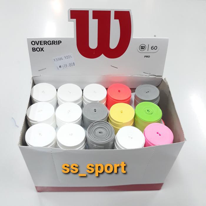 grip karet pegangan raket tenis badminton Wilson Pro Overgrip original