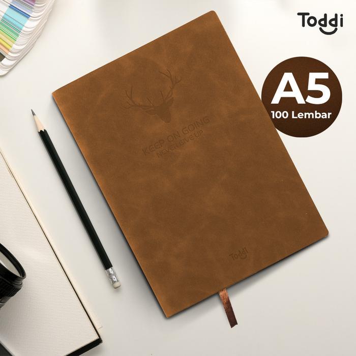 Buku Catatan Jurnal aesthetic A5 Super Tebal Diary 360 Halaman Cover Kulit Binder Anti Air Buku