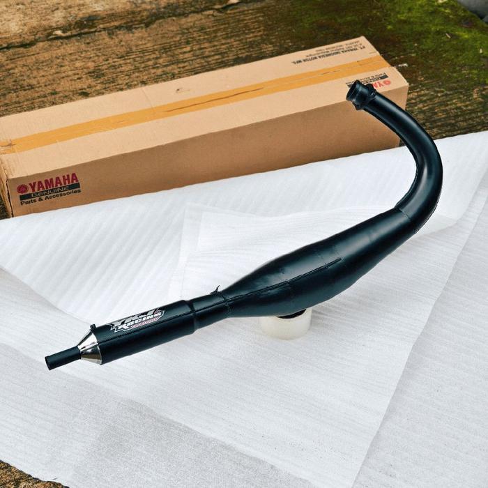 Knalpot Ykj Kolong 3V3 Rx King Black Bass Super Garing Padet Ngebazz Atas Bawah Bertenaga Original