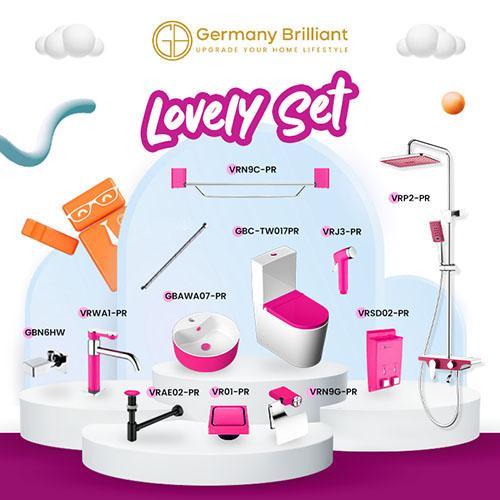 Germany Brilliant Closet/Shower/Wastafel/Kran Bundling - Lovely
