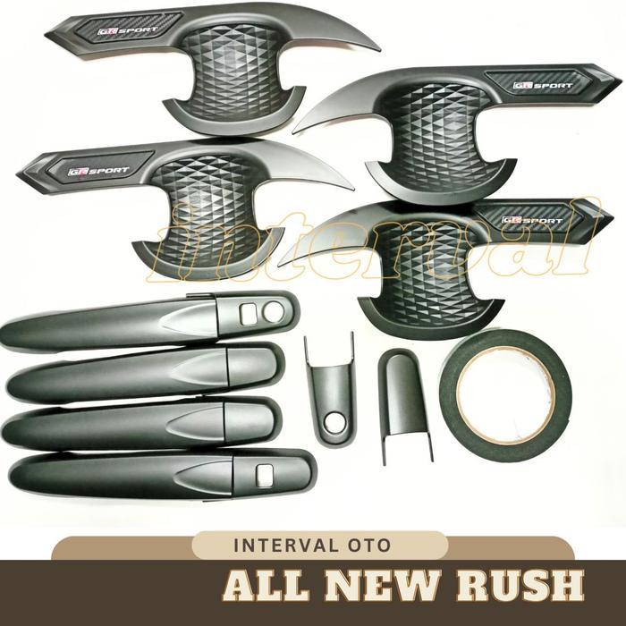 Paket Outer Handle Pegangan Pintu Mobil All New Rush 2018-2024 Gr Sport Hitam Terbaik