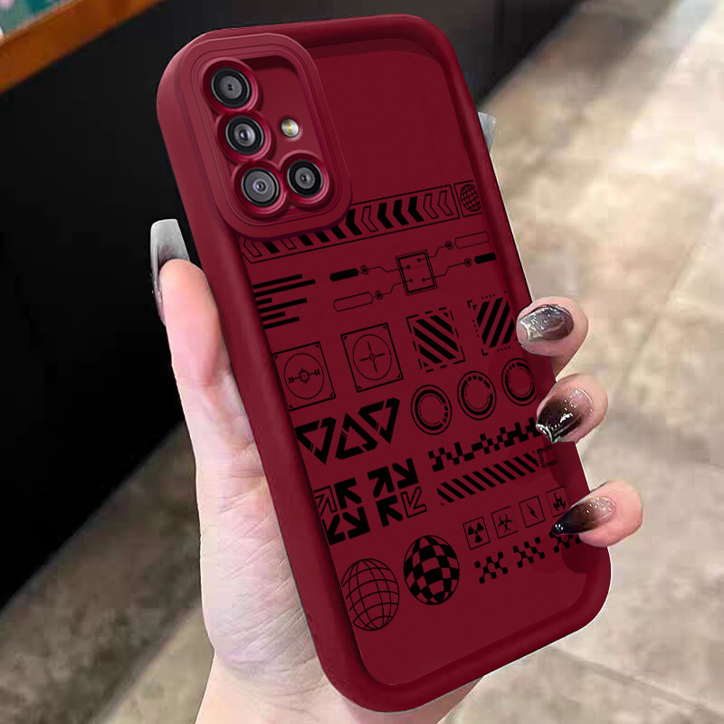 Casing Hp untuk Samsung Galaxy A51 M40s Case Edgy Sticker Style perlindungan  silikon Kasing Cesing 