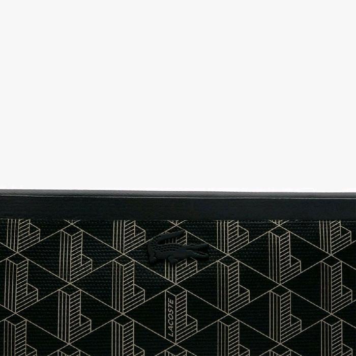 Lacoste Unisex Zely Pouch Original Clutch Bag - Black Tbk