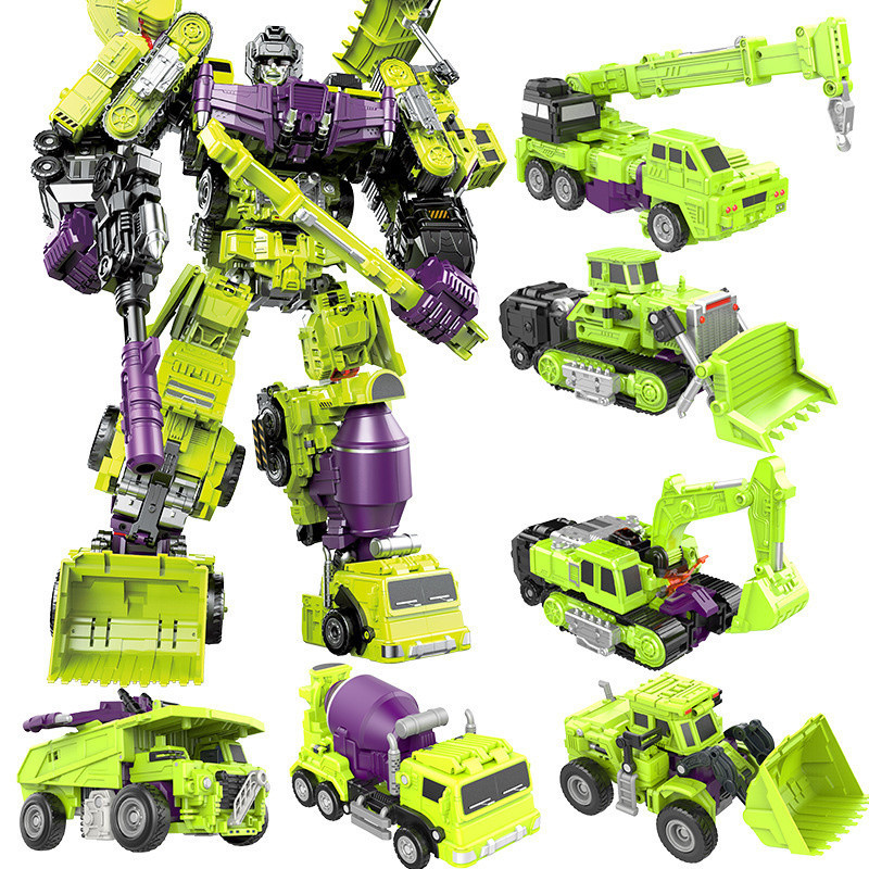 JINJIANG Devastator 6IN1 GT G1 Transformation Masterpiece Action Figure Toys Movie Model Deformation
