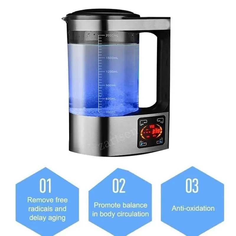 Rich Hydrogen Water Bottle Alkaline Water Ionizer Machine