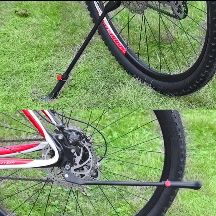 Polygon Standar Sepeda Qr Quick Release Kickstand Standar Sepeda Mtb Roadbike