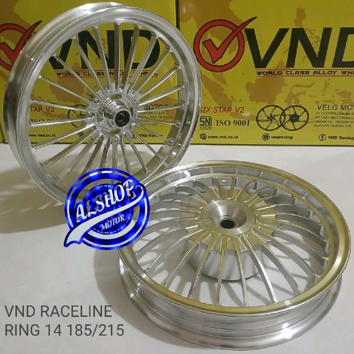 Brudo - Velg Vnd Raceline Ring 14 185/215 Honda Vario 125 Vario 150 Vario 160 Cbs Vario 110 Beat