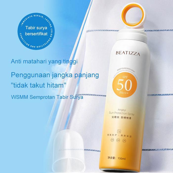 semprotan tabir surya semprotan tabir surya spf 50 pa 150ml tabir surya untuk kulit sensitif/pemutih