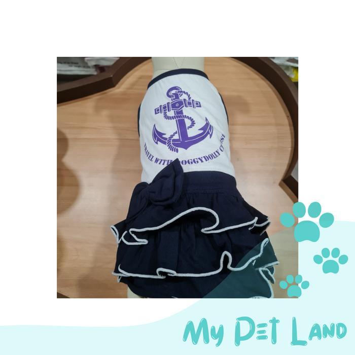 Baju anjing DoggyDolly Sailor Dress
